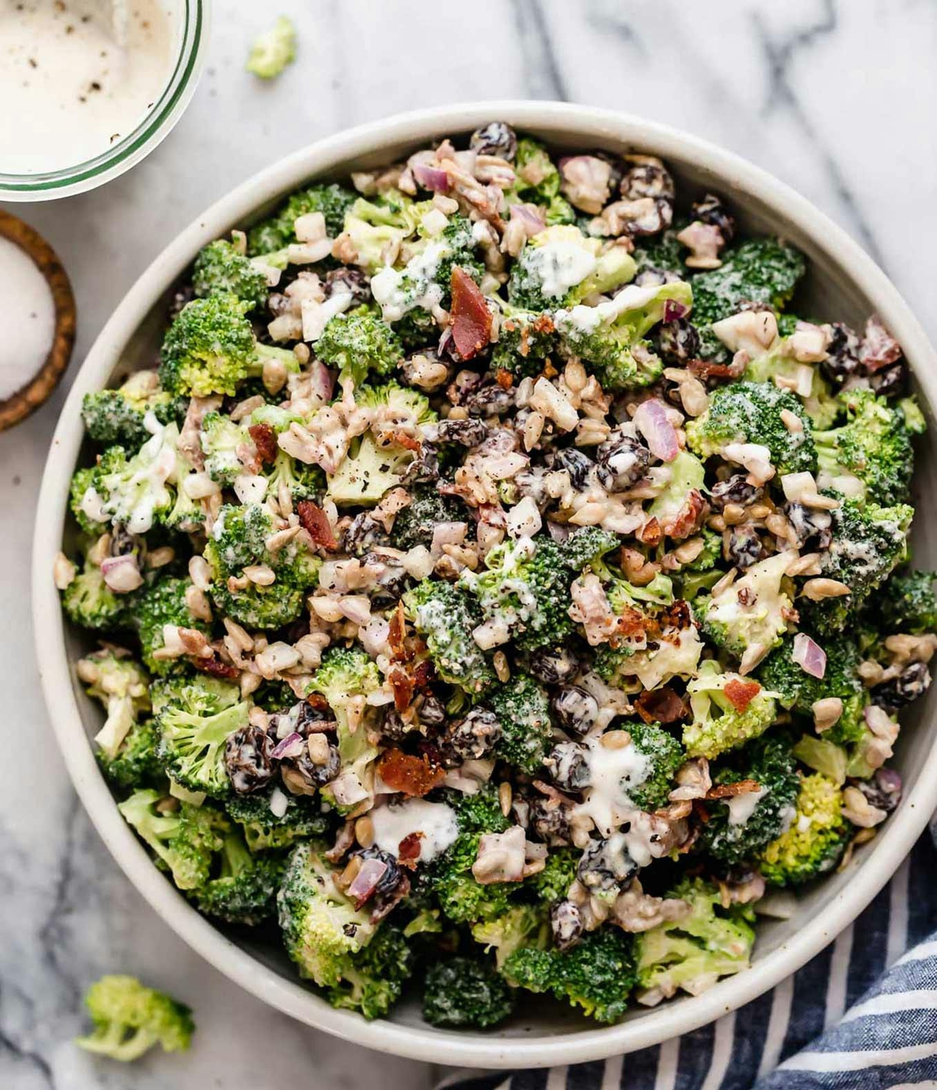 Creamy Mayo-Free Broccoli Salad