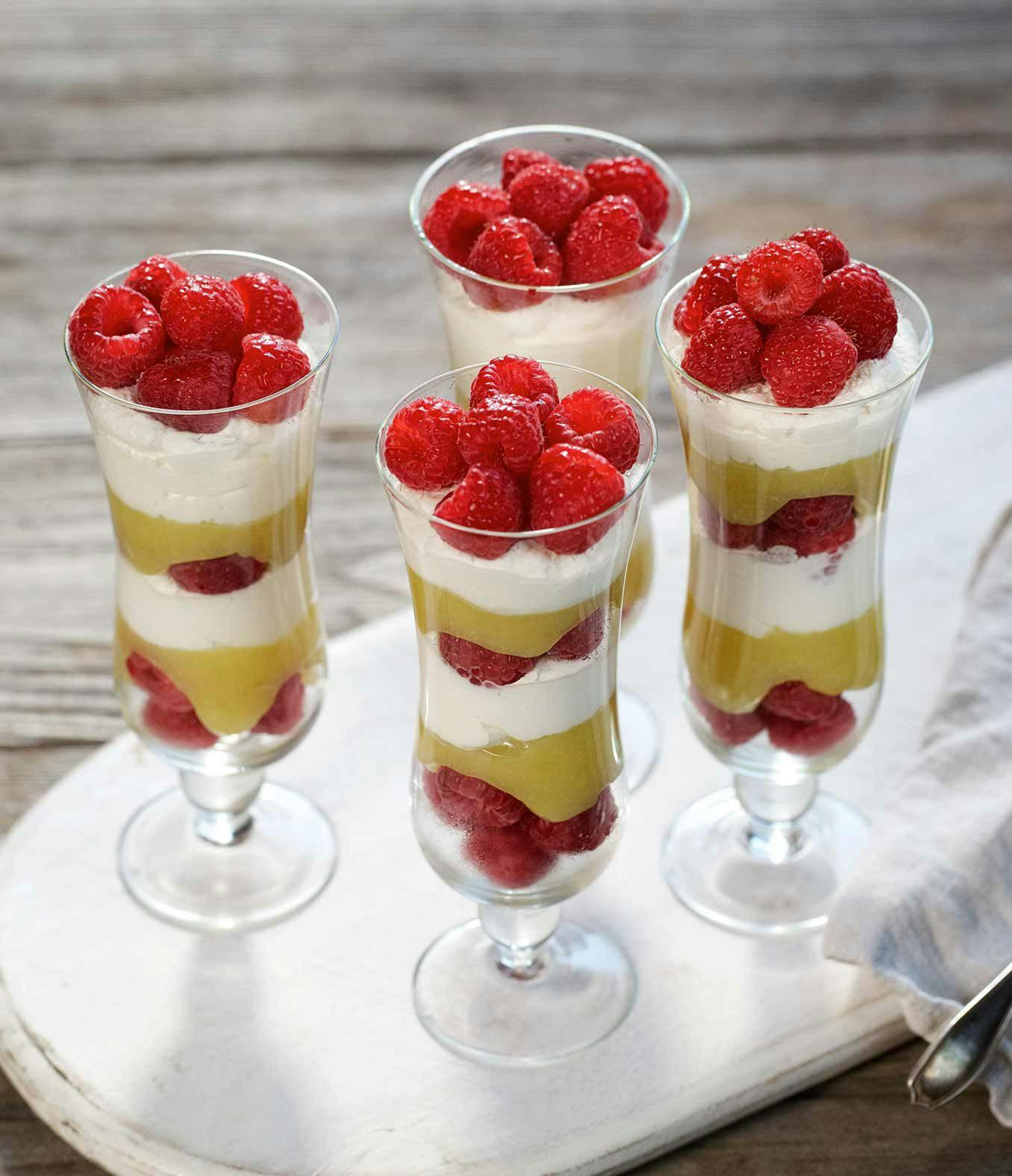 Raspberry Lemon Parfaits