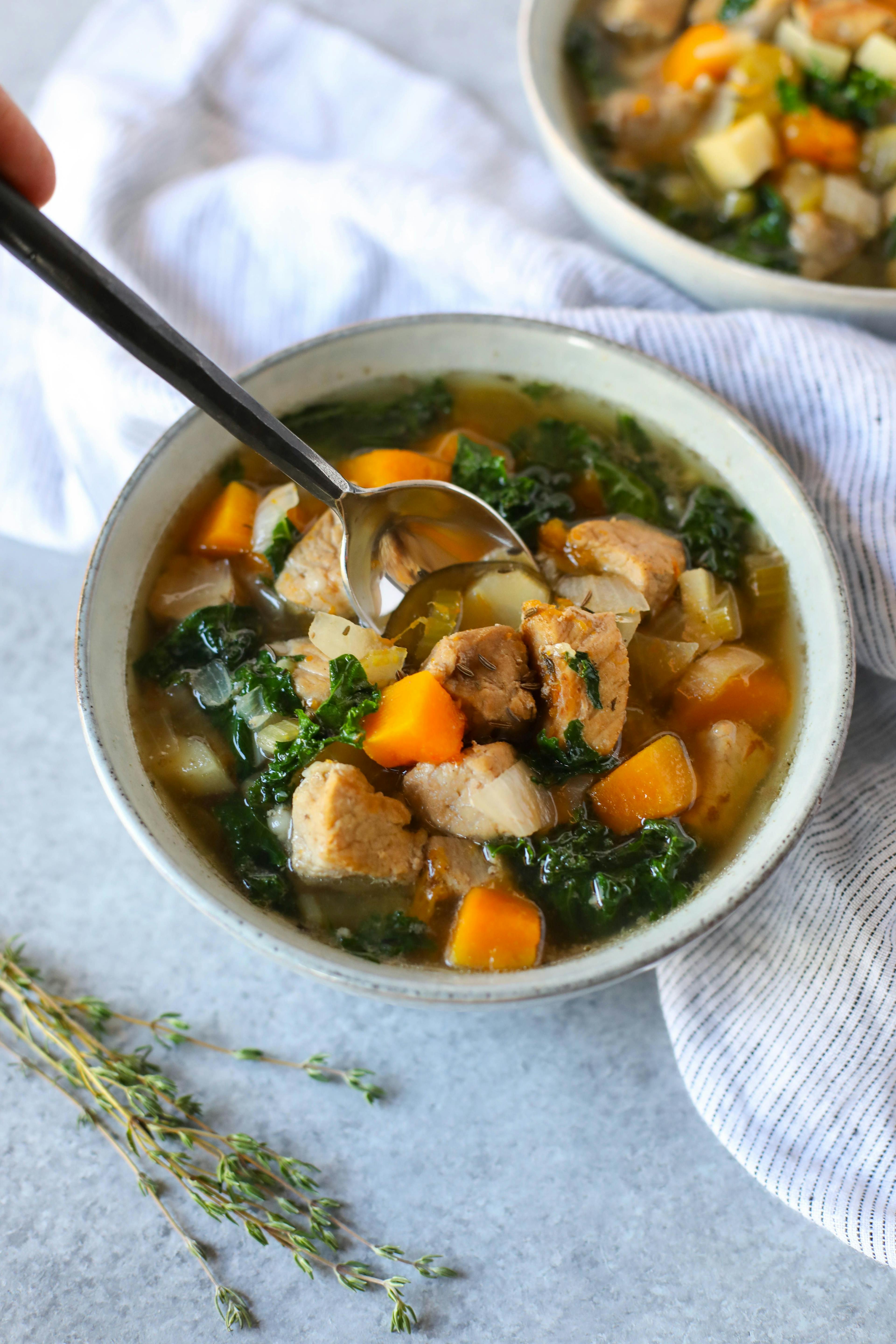 Slow Cooker Pork & Cider Stew