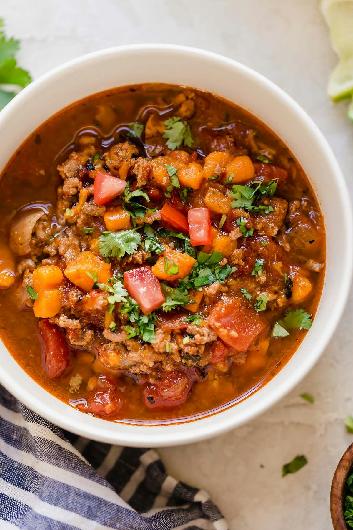 Slow Cooker Turkey Chili