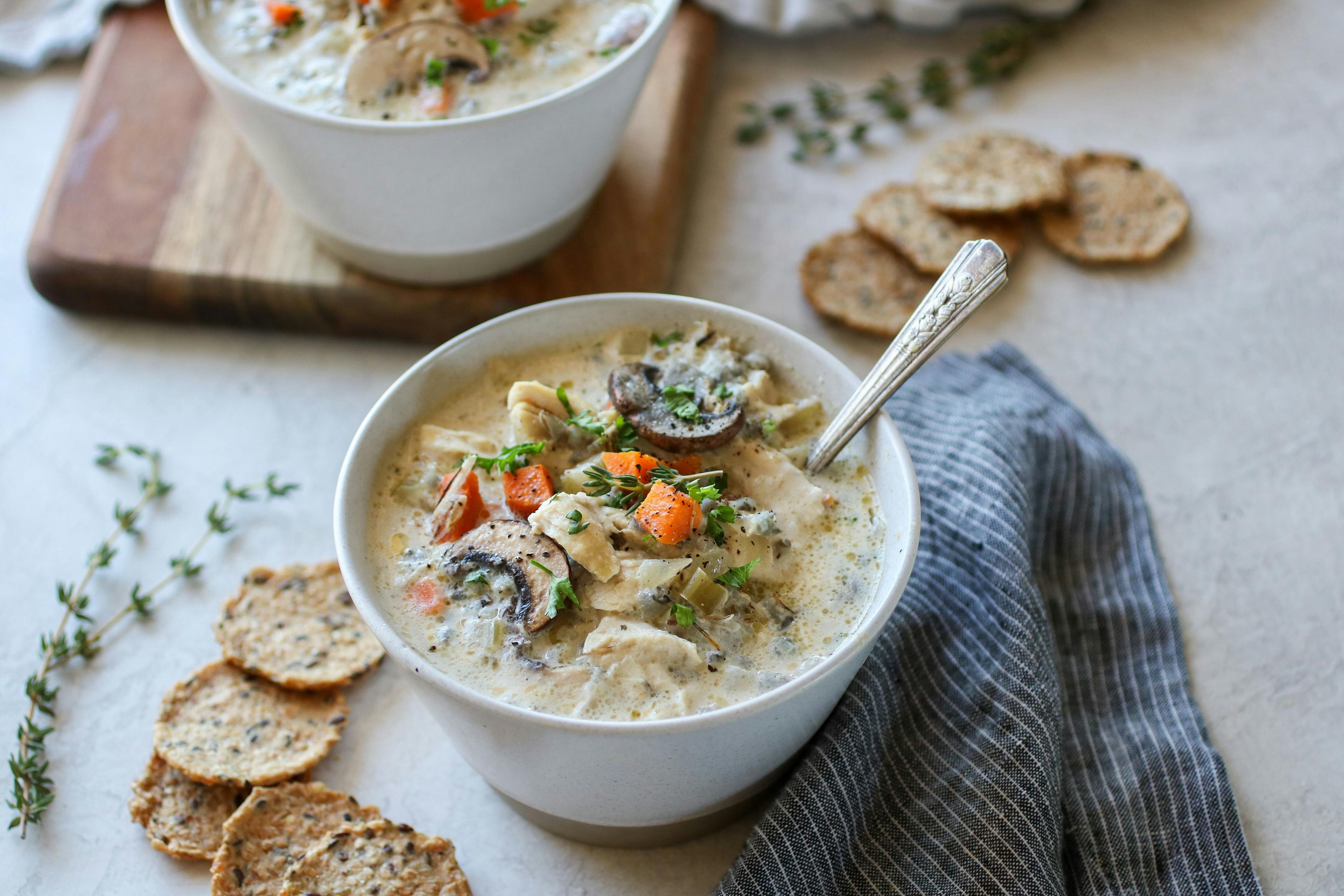 Slow Cooker Chicken Wild Rice Soup