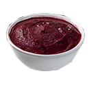 a bowl of frozen acai