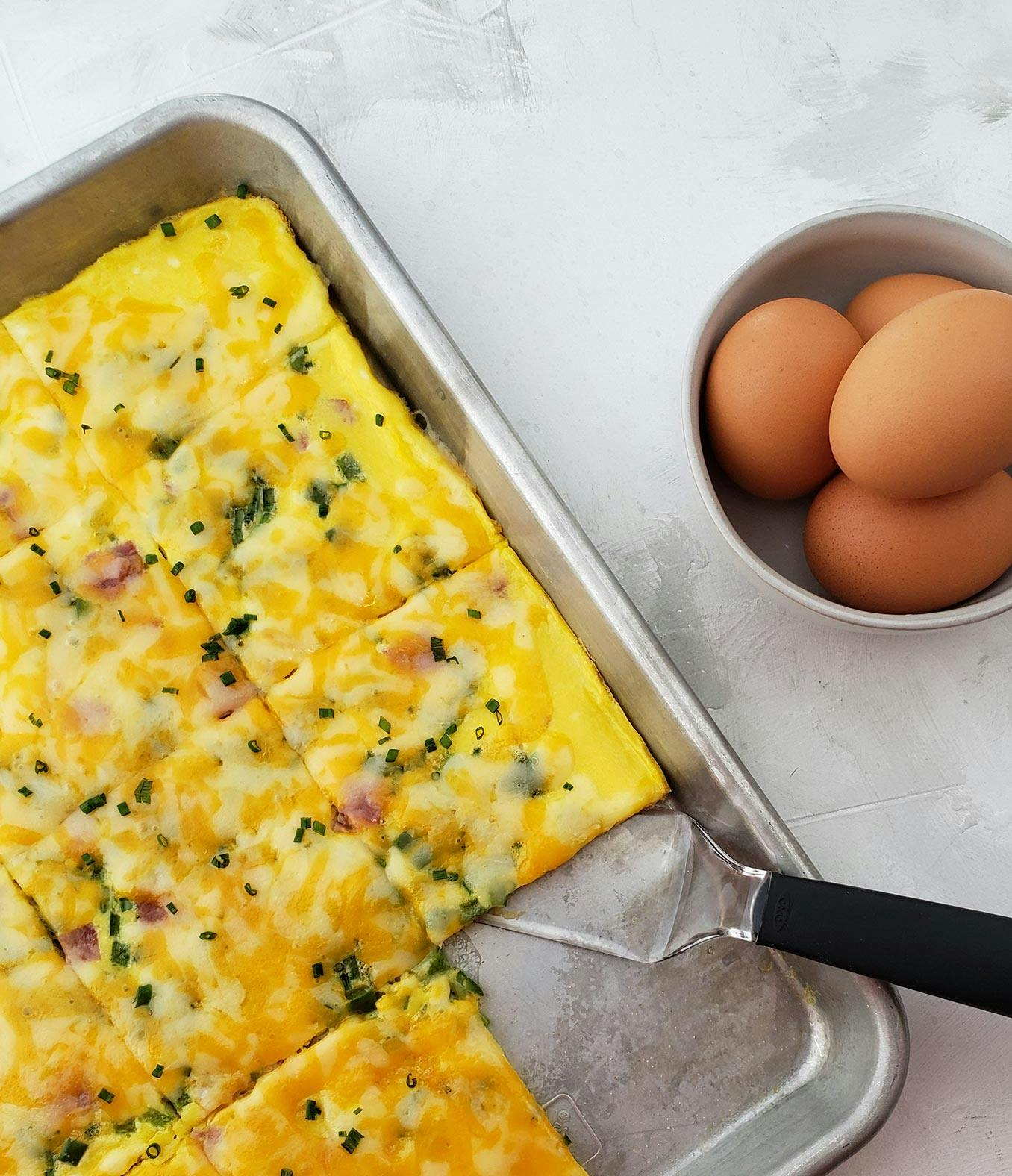 Sheet Pan Breakfast Egg Sandwich.